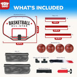 Basketball Arcade Game Indoor For Kids - Electronic Basketball Shooting Game For Boys Age 4 5 6 7 8, Portable Basketball Hoop Arcade Set With Score Counter For Boys 8-12