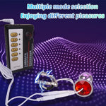 Electric Shock Adult Products Threaded Hollow Urethra Penis Plug Metal Anal Plug Set Adult Toys