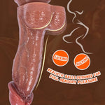 Realistic Thick Dildo Sex Toys, 8.8 Inch Silicone Skin-Like Huge Dildo With Strong Suction Cup For Hands-Free, Large Rounded Glans For G-Spot And Anal Stimulation, Adult Sex Toys For Women And Couples