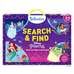 Search And Find Disney Princess Educational Game - Reusable Preschool Learning Activities, Christmas Toys, Art & Crafts, Gifts For Toddlers & Kids Of Ages 3, 4, 5, 6
