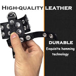 Leather Cock Cage Cbt Chastity Belt Cock Ring Penis Sleeve Cage Cock And Ball Torture With Scrotum Separator Restraints Bondage Gear & Accessories Penis Punish Bdsm Penis Exercise For Couples Men