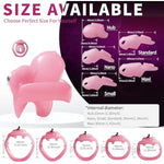 Ht-V5 Male Chastity Cage - Lightweight Resin Male Chastity Cage With Click&Lock Key | Ergonomic Design| Bondage Gear &Adult Sex Toy For Men – Includes 5 Ring Sizes (Pink, Nub)
