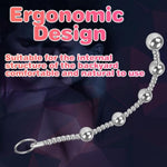 Adult Sensory Toys Expanding Butt Toys With Anal Beads 25Mm Stainless Steel Anales Plug For Men Women Sm Anal Sex Toy (3Balls)