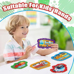 Sewing Kit for Kids with Lacing Cards, Fine Motor Skills Development Toy