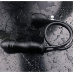 Silicone Inflatable Anal Plug Expandable Vestibule Dilator Female Masturbator Soft Inflatable Dildo Enema Training Butt Plugs Sex Toys Anal Pump Plug Adult Erotic Tools For Men Women Bedroom Bdsm Game