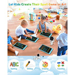 10 Inch LCD Writing Tablet for Kids Ages 3-8, Colorful Doodle & Travel Board
