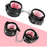 Bondage Kit Bdsm For Couple, Spreader Bar With Adjustable Pink Cuffs, Sex Restraining Set For Couples Sex Toys For Woman With Blindfold Leather Flogger Ball Gag Hogtie Cross Strap, Collar And Leash …