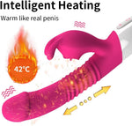 Realistic Vibrator Dildo Adult Toys G Spot Vibrator with 7 Modes, Waterproof & Rechargeable Silicone Dildos Rabbit Vibrators, Adult Sex Toys for Women