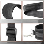 Bed Bondage Bdsm Restraints Kit Restraints Strap-On With Handcuffs Adjustable Sex Harness Straps From Neck To Thighs Adult Sex Toys Sex Swing Harness Set Beginner Couples Sm Game Wrist Thigh Cuffs