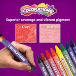 Large Crayon Sets, 8 Colors per Set, 12 Sets Total