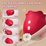 Vibrator Sex Toys for Women - Adult Toys 9 Tapping & Vibrating Rose Sex Toy Rose Toys for Women