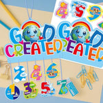 7 Days of Creation Craft Kit for Kids - Treasure Cove Sunday School Arts and Crafts