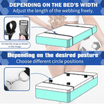 Bondage Restraint Kit 8 Pcs Adjustable Bed Restraints Leather Bondage Sets Adult Sex Toys With Fetish Handcuffs & Ankle Cuff Blindfold & Tickler For Women And Couples