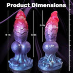 9.1" Huge Knot Monster Horse Anal Dildo, 3.1" Diameter Fantasy Thick Dragon Dildo With Big Knot, Giant Girthy Silicone Dog Knotted Dildos With Strong Suction Cup, Adult Sex Toys & Games For Men Women