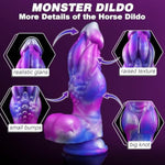 7.09" Monster Dildo Fantasy Thick Knot Dildo, Realistic Anal Dragon Dildo With Big Knot, Soft Silicone Alien Dildo With Strong Suction Cup For Hands-Free, Animal Knotted Dildo Adult Toys For Women Men
