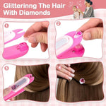 Hair Gem Stamper Kit for Girls Ages 3-12, DIY Birthday Toy
