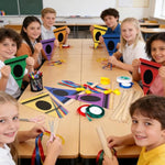 First Day of School Flag Pennant Craft Kit for Kids - 24 Piece Set