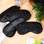 8 Pcs Silk Sleep Eye Mask Covers for Sleeping with Adjustable Strap