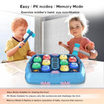 Whack Game Mole Toys For 3 4 5 6 Year Old Boys, Pounding Toys For Age 2-4, 3 Modes & Light Interactive Toddlers Toy With 2 Hammer, Baby Toy Gifts For Early Learning, Birthday Gift For Toddler Boy Girl