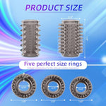 Penis Ring Cock Sleeve Penis Sleeve 5 Elastic Textures Cock Ring Set Sex Toys For Men Enhance Erection Extended Time Couple Sex Toys Men'S Sex Toys Adult Toy For Men
