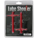 Red Lube Shooter Kit with Disposable Applicator Tips and Plunger