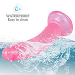 Mini 5.3 Inches Realistic Dildo For Beginners, Fake Dildos/Lifelike Penis For G Spot Stimulator Anal Plug Training Sets, Adult Sex Toys For Women/Men/Gay (Pink)