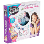 Cra-Z-Art Shimmer 'N Sparkle Glitter Tattoos and Nails for Kids and Adults