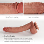 11 Inch Long Dildo, Skin-Like Big Dildo With Strong Suction Cup. No.54 Sex Toy.
