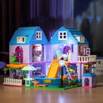 3 In 1 Girls Summer Villa Friends Building Set Compatible With Lego Friends With Swimming Pool, Slide, & Pet Home- Creative Modular House Playset For Kids Aged 6+