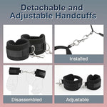 Sex Toys Bondage Legs Restraints - Bdsm Adjustable Thigh Sling & Demountable Hand Cuffs, Bondage Gear & Accessories Blindfold, Restraints Kits Sex Toys For Bdsm Games, Sex Sm Straps