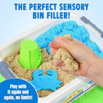4.4 lbs Play Sand with Storage Sand Box for Kids 3+ Years Old