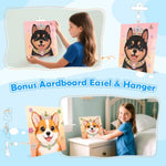 Diamond Art Sticker Kit for Kids Ages 4-12, Gem Sticker Crafts Set