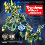 Dragon Rising Mech Building Sets For Adults,Mecha Suit 2-In-1 Transforming Robot Building Blocks Toy,Transform Action Figure Building Kits Models, For Kids Boys Ages 8-14 Year