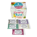 Vibrant Craft Sand Pack - 5 Colors: 2.5 lbs of Play Sand for Kids