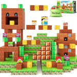 Magnetic Blocks Building Toys - Build Mine Magnet World Set Toddler Kids Sensory Toys For Boys & Girls Ages 3-5 5-7 8-12, 1'' Magnetic Cubes Game For Boys