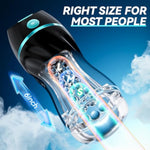 Automatic Sucking Male Masturbators - Upgraded 7 Vibration & Suction Hands Free Pocket Pussy Male Stroker With 3D Realistic Textured, Blowjob Toy Mens Adult Male Sex Toys For Men Sex Machine
