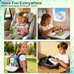 Mini Magnetic Blocks Travel Toys For Kids - 35 Pcs Magnet Building Blocks Building Cubes With Iron Box Stem Educational Magnetic Toys Christmas Birthday Gift For Ages 4-8 Boys Girls Toddlers