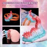 Wearable Clitoral Vibrator Grinding Sex Toys For Women, 10 Vibration Remote Control Silicone Clit Stimulator For Lesbian Pleasure And Couples Foreplay
