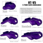 Chastity Cage | Cock Cage Just Compatible For | Only Chastity Tube |Adult Sex Toy | Male Chastity Cage Fit For Ht-V5 (Purple, Small)