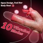 Penis Sleeve Vibrator Cock Ring - Penis Extender Cock Sleeve Delay Ejaculation With Clitoral Stimulator, Remote Control Penis Enlarger Elastic Penis Ring With 10 Vibrating Mode, Male Sex Toys For Men