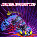 Realistic Dragon Dildo - 9.8 Inch Silicone Realistic Large Fantasy Dildo, Big Suction Cup, Textured,G-Spot Stimulator, Thick Anal Dildo, Xl Huge Adult Sex Toy For Women,Men And Couples
