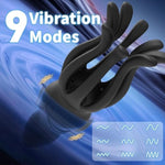 Male Masturbator Adult Toys For Men Male Sex Toy With 9 Vibrating Mode,Anal Butt Plug Prostate Massager Tentacle Pocket Pussy Mens Penis Vibrator,Clit Nipple Stimulation Bdsm Sex Toy For Men Women