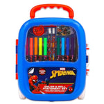 Spiderman Travel Art Set for Kids Bundle - Spiderman Activity Luggage Set