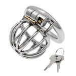 Metal Male Chastity Device Bdsm Cockcage Slave Punish Small 304 Steel Stainless Comfortable Cock Cage Adult Game Sex Toy Chs152?1.77 Inch / 45Mm?