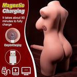 Shemale Sex Doll with Thrusting Dildo - Sex Dolls with 7.1in Huge Realistic Cock and Tightly Anal, Unisex Masturbator for Women Couple Men Gay, Vibrating Sex Toys for G-spot Pleasure, 21.5LB