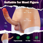Realistic Strap On Dildo Harness Dildo Panties, Silicone Wearable Dildo Underwear Lesbian Sex Toys, Transgender Clothing Strapon With 7" Solid Dick, Strapless Dildos Pegging Toys For Women & Couple