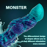 8.7 Inch Huge Realistic Dildo Luminous Octopus Tentacle Thick Monster Dildo,Monster Dragon Dildo Fantasysilicone Anal Plug Dragon Dildo With Suction Cup Fantasyanal Play (Green)