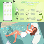 App Remote Control Female Sex Toys with 9 Vibrating Modes for Women Long Distance Vibrator,Green