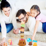 Ice Cream Game, Sweet Treats Ice Cream Tower Balancing Game, Pretend Play Food For Kids Birthday Gift