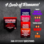 Couples Conversation Starter Card Game For Adults - 260 Spicy & Romantic Questions For Relationships - Date Night Idea - After Dark